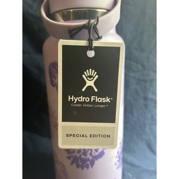 NWT HydroFlask 32 oz. Wide Mouth Bottle w/ Flex Straw Cap Pixie Limited Edition - Picture 5 of 6